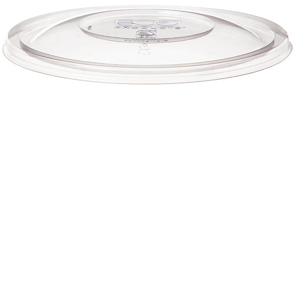 EcoProducts Compostable Squat Food Container PLA Lid (26-48oz) | 125-Series | 300/cs