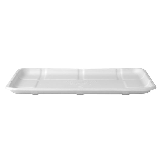EcoProducts Vanguard™ Compostable Molded Fiber Meat & Produce Trays (8S | 10.52 x 8.5 x 0.56in) | 300/cs