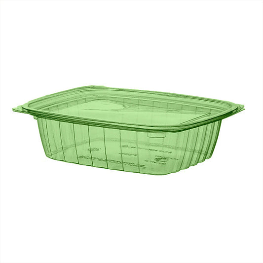 EcoProducts Veridian™ Compostable Deli Containers (Rectangular | 24 oz. | Green) | 300/cs