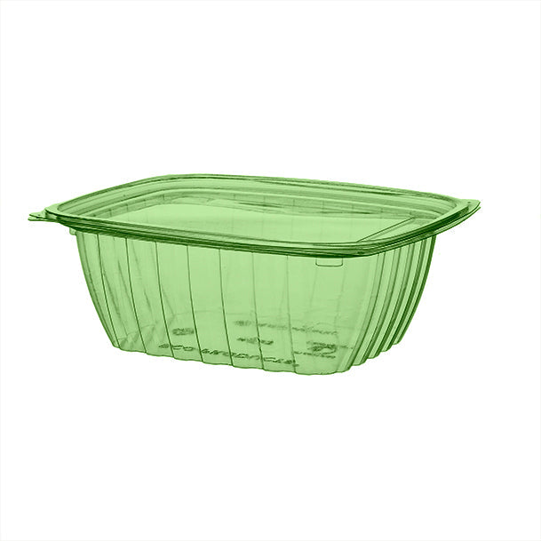 EcoProducts Veridian™ Compostable Deli Containers (Rectangular | 32 oz. | Green) | 200/cs