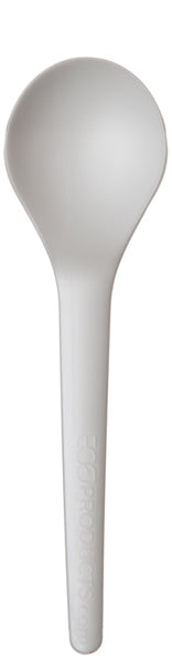 EcoProducts Plantware® Compostable Soup Spoon (6in | Individually Wrapped) | 1000/cs