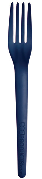 EcoProducts Plantware® Compostable Fork (7in | Blue) | 1000/cs