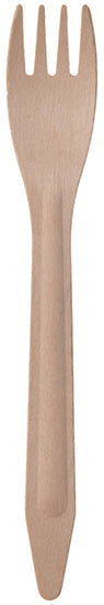 EcoProducts Wood Compostable Fork (6.5in) | 1000/cs