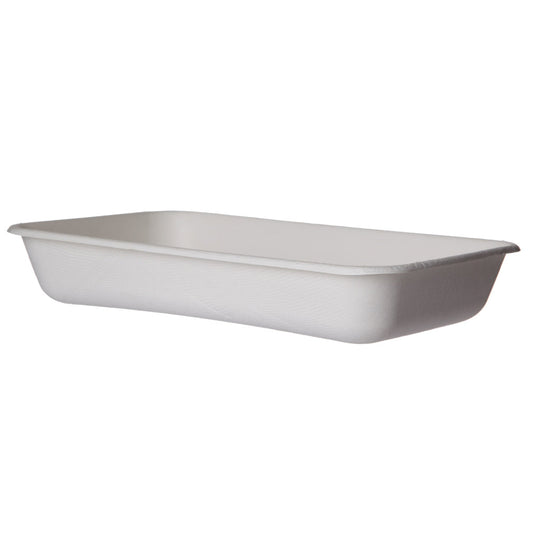 EcoProducts Vanguard™ WorldView™ Compostable Molded Fiber Take-Out Containers (10 x 7in | Rectangle) | 207-Series | 200/cs