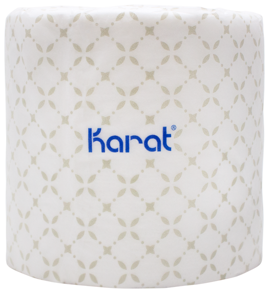 Karat Earth Wrapped 2-ply Toilet Tissue Roll | White