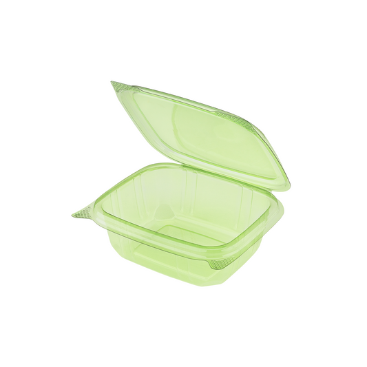 Karat Earth 12oz PLA Hinged Deli Container | Green