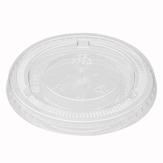 78-Series Lid | Karat Earth Flat Lid for 10oz PLA cup