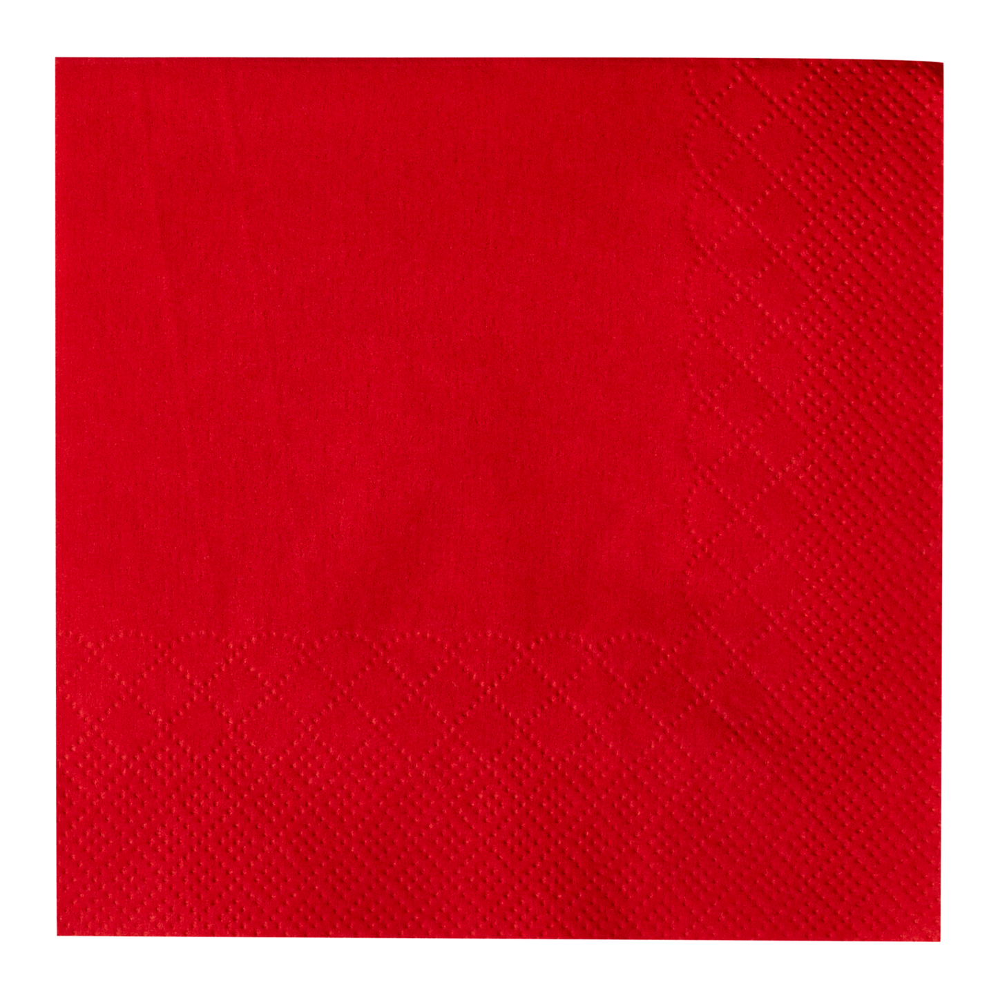 Karat Earth Karat Beverage Napkin, 9.5x9.5 | 2ply | Red