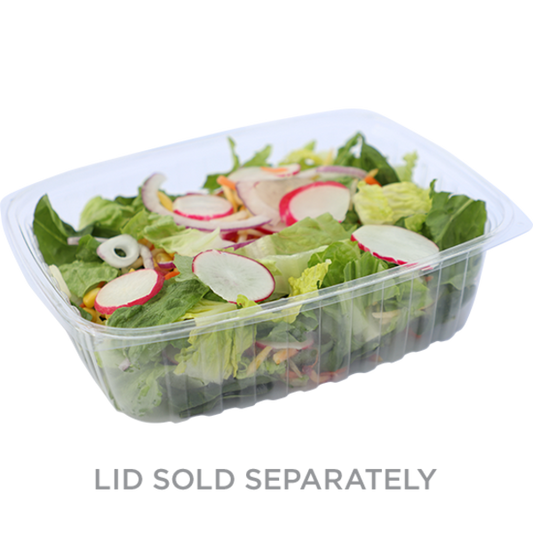 World Centric 48 oz Rectangular Deli, Clear  | 603-Series | 400/cs