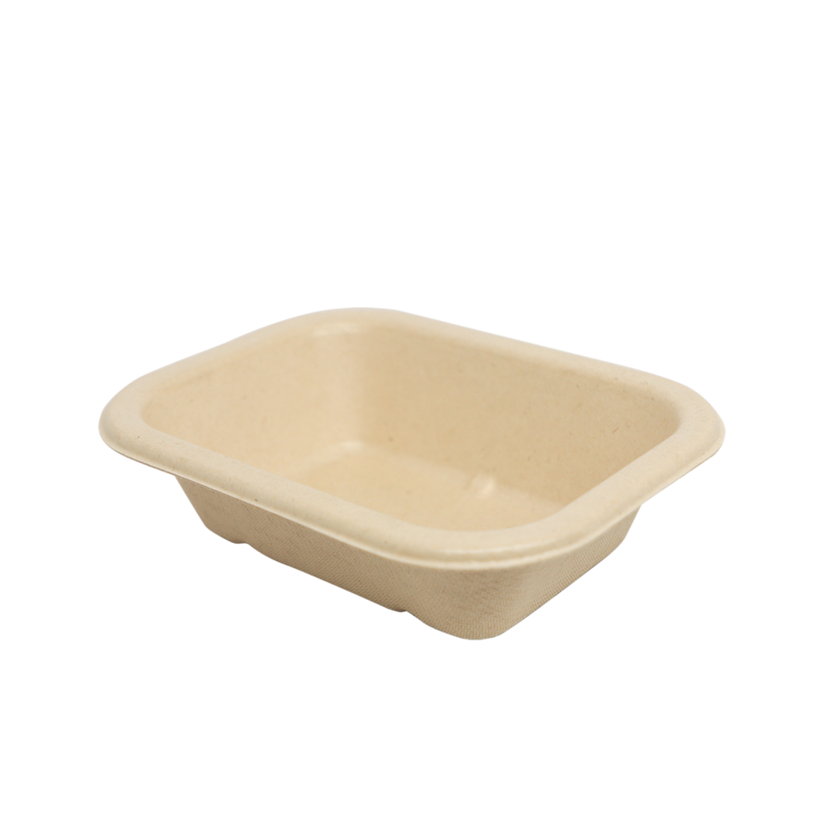 World Centric 5.25x4x1.38” (8 oz) Fiber Container, Laminated (no lid) | 1200/cs