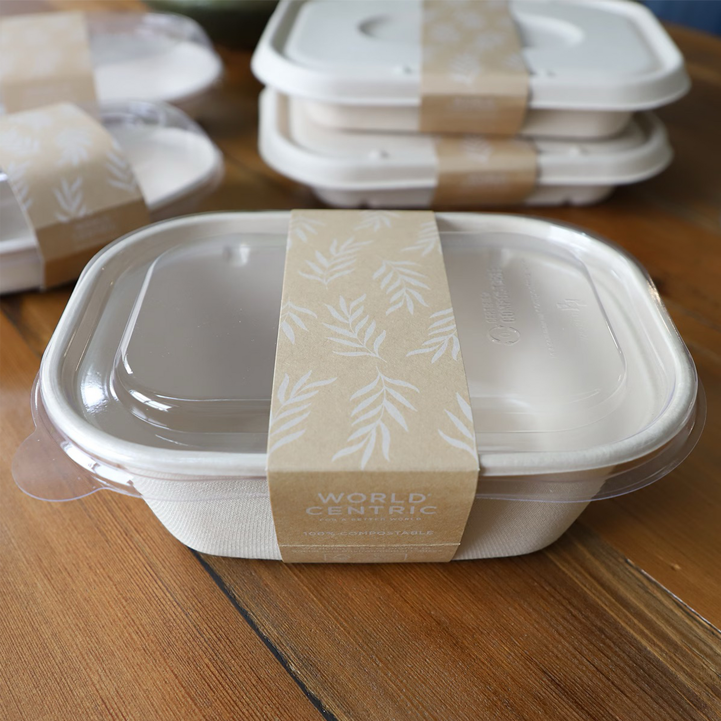 World Centric Paper Box Sleeve, Large - Fits 44oz Containers | 800/cs