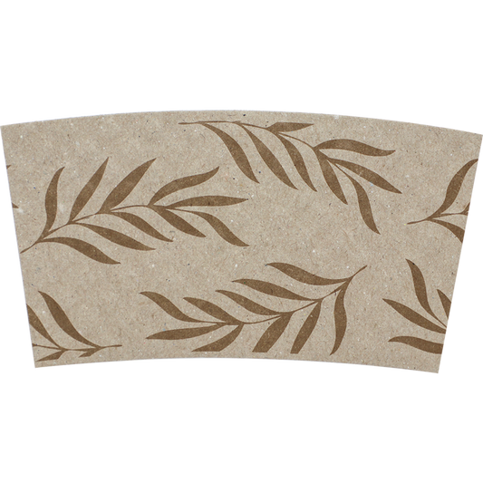 World Centric 10-20 oz Recycled Paper Sleeves   | 89-Series | 1000/cs