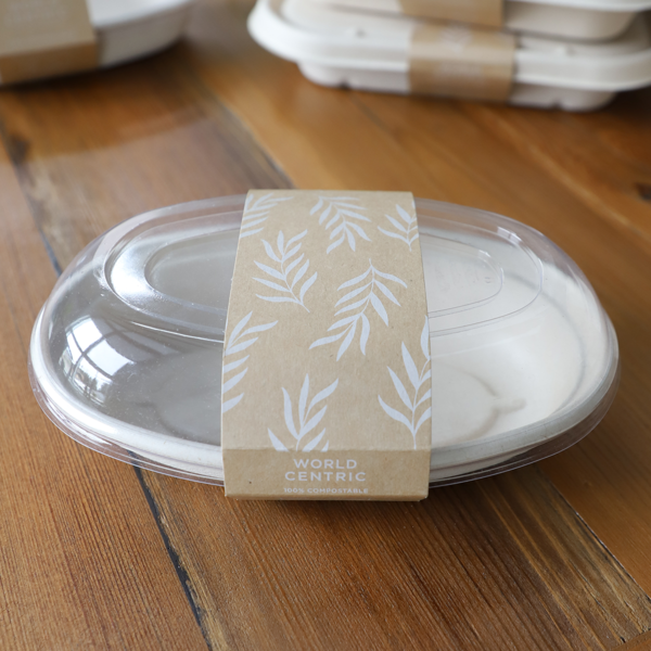 World Centric Small Tray Sleeve - Fits 8x6x1.5" Containers | 800/cs