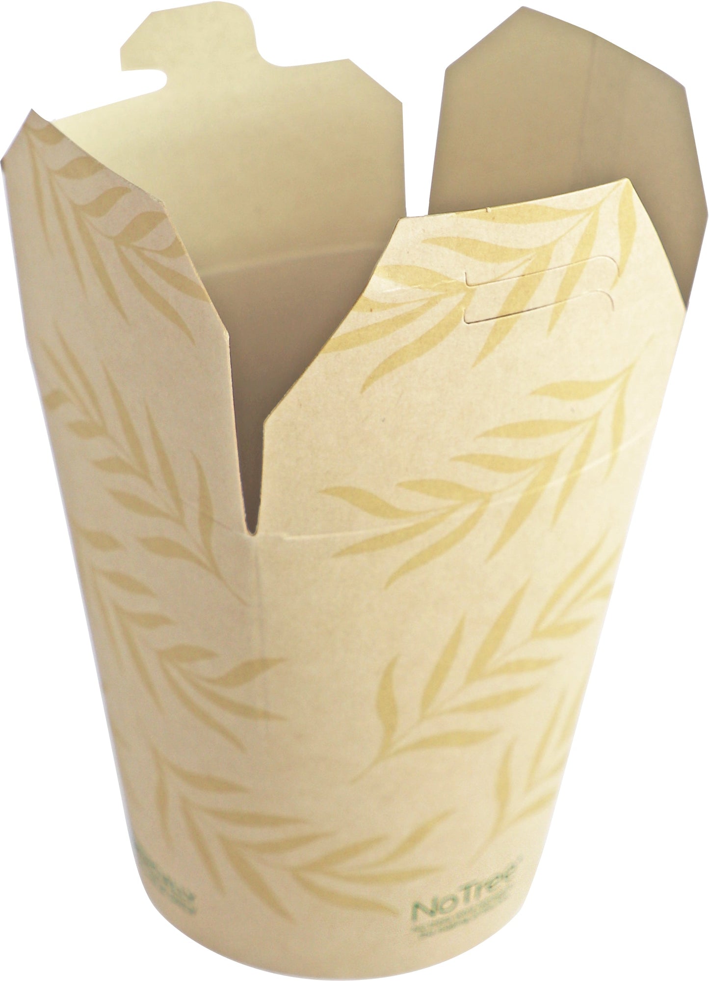 World Centric 3x3x3.9” (16oz) NoTree Tall Takeout Container | 500/cs