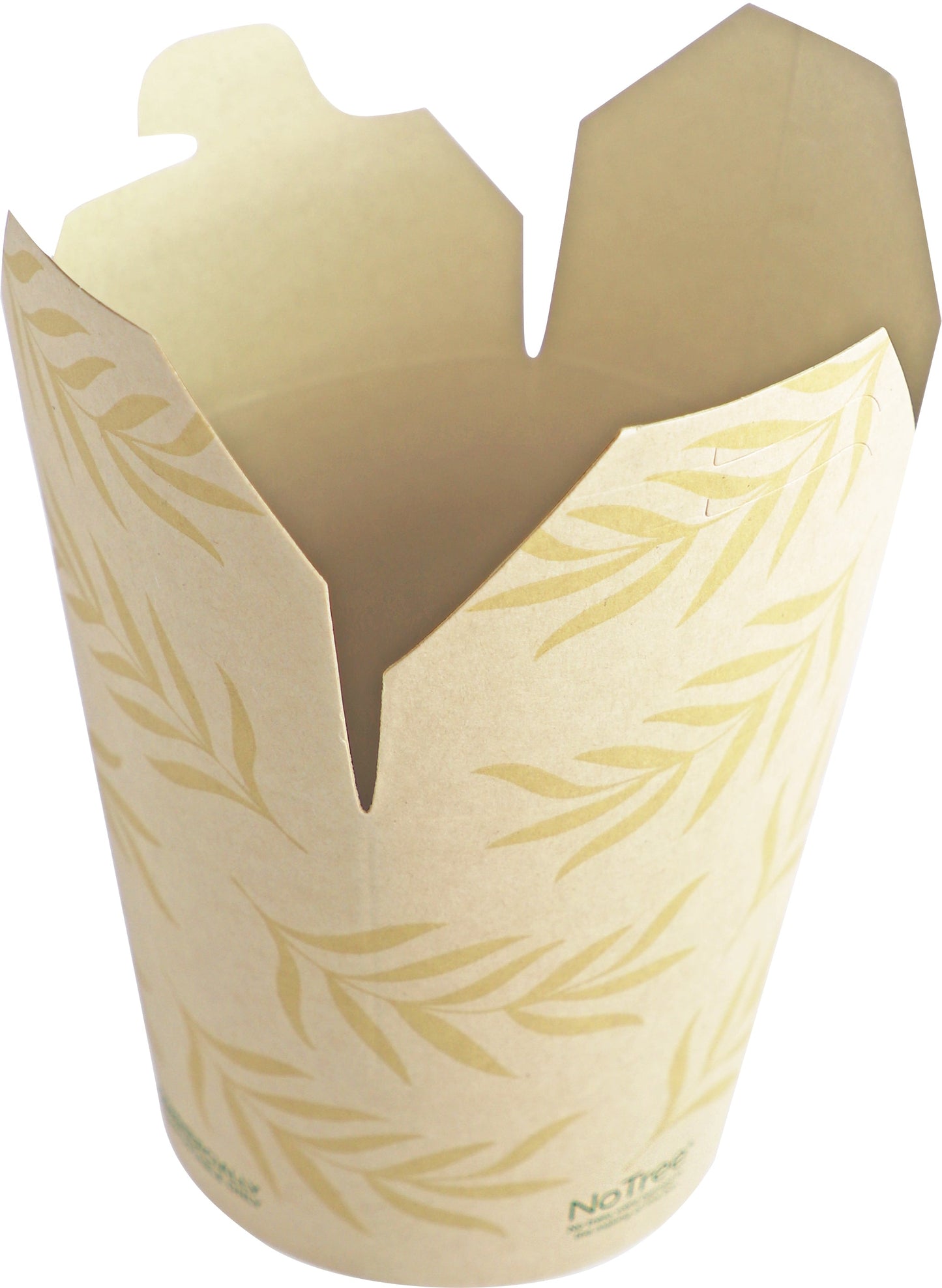 World Centric 3.9x3.4x3.9” (26oz) NoTree Tall Takeout Container | 500/cs