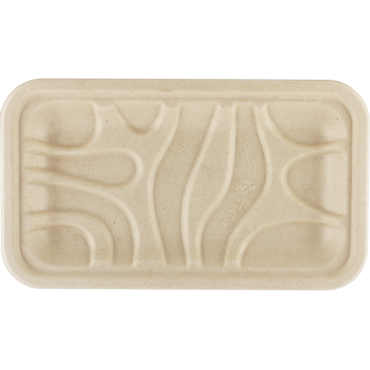 World Centric 8.3x4.9 x.7" 17S Fiber Tray | 500/cs