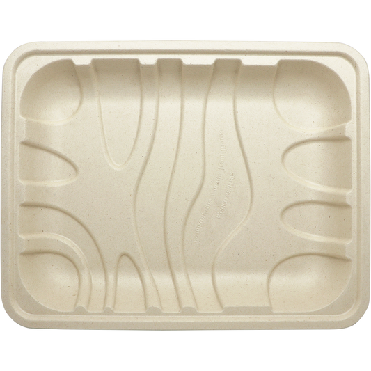 World Centric 10.5x8.2x1.25” 8P Fiber Tray | 480/cs