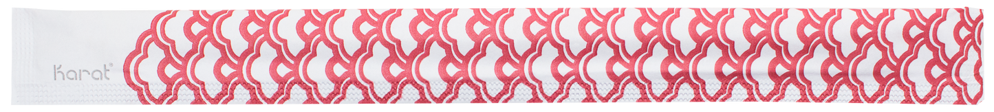 Karat Earth 9" Bamboo Chopsticks | Wrapped | Red