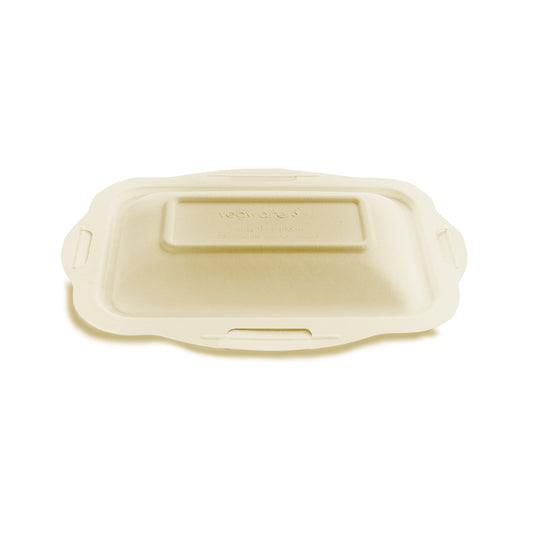 Vegware Nourish Gourmet Lid (V3), Natural Molded Fiber | f3-Series | 600/cs