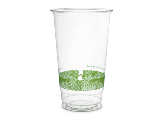 Vegware 24oz PLA cold cup, 96-Series | 96V-Series | 1000/cs