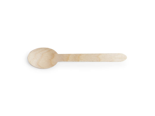 Vegware 6in wooden spoon | 1000/cs
