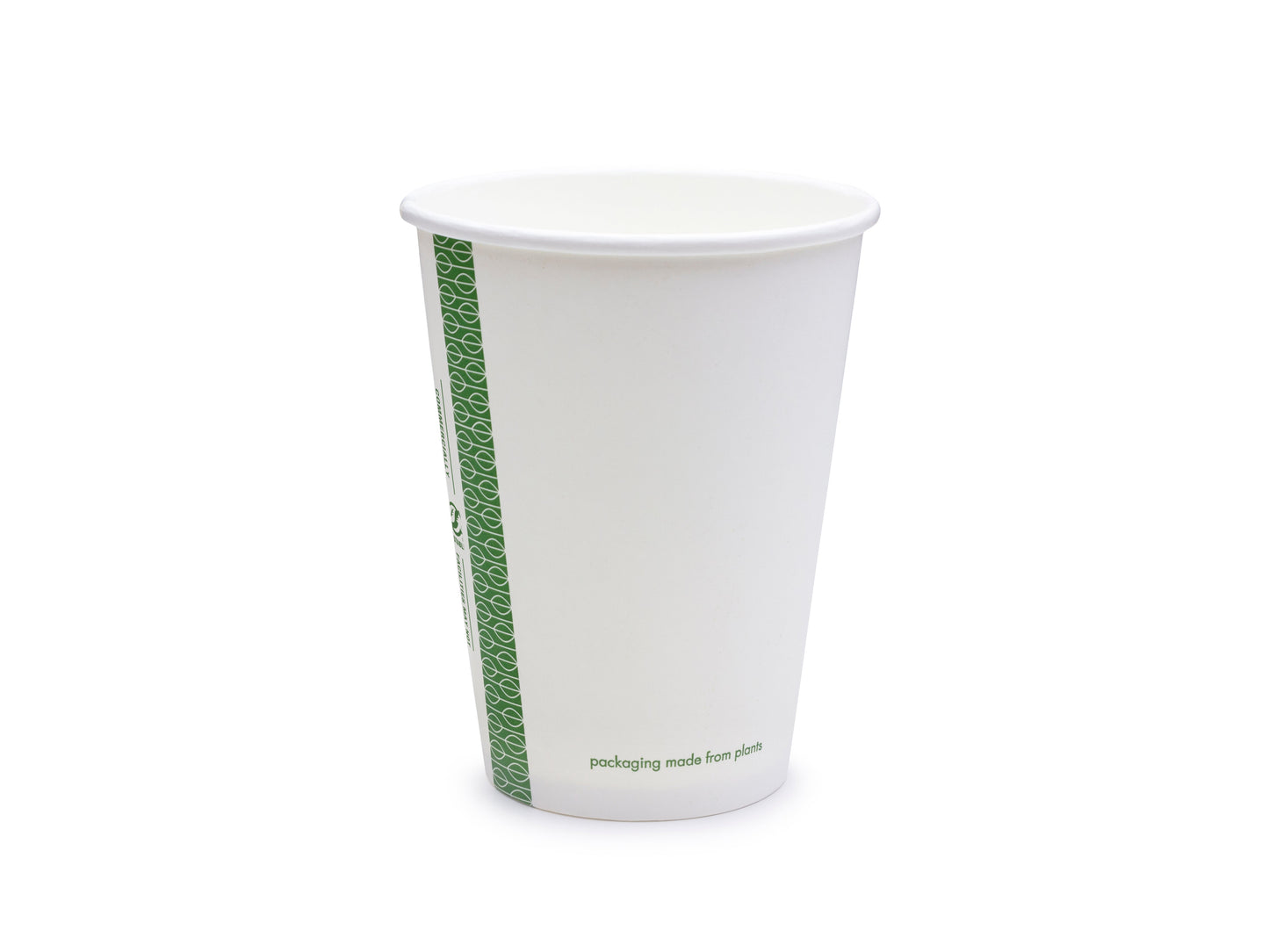 Vegware 12oz white hot cup, 89-Series | 89V-Series | 1000/cs