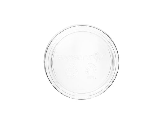 Vegware PLA portion cup lid (fits 2-4oz pots) | 20-Series | 2000/cs