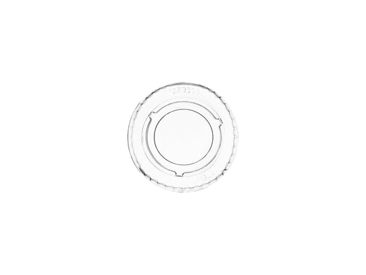 Vegware PLA portion pot lid (fits 0.5/1oz pots) | 10-Series | 5000/cs