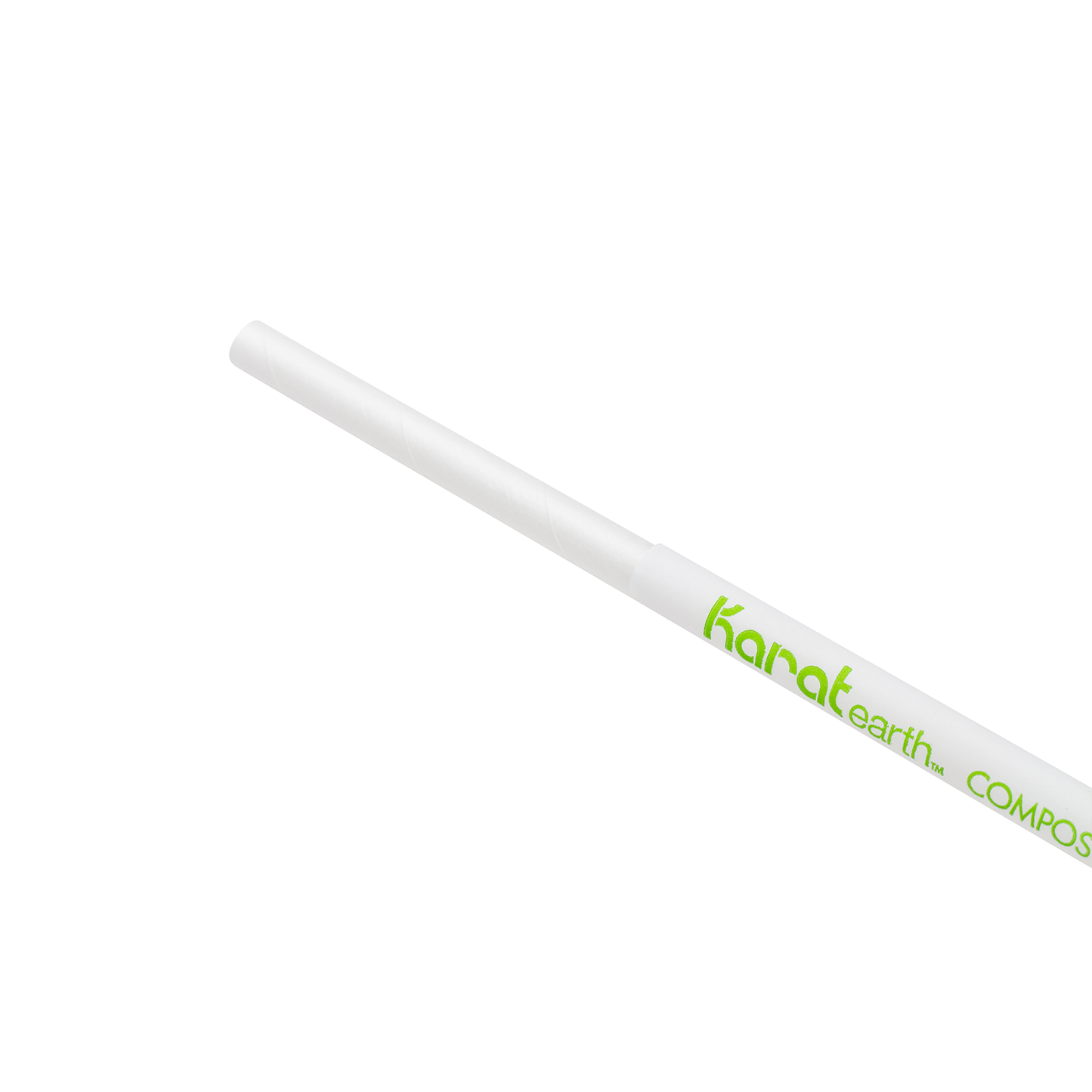 Karat Earth Paper Jumbo 7.75" Straw | Wrapped | White