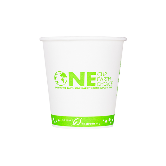 Karat Earth 10oz Compostable Paper Hot Cup | White | 91-Series